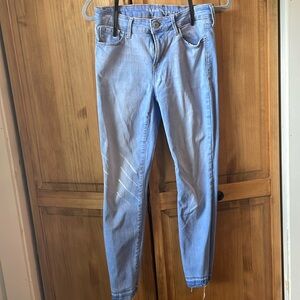 Old navy rockstar jeans. Light blue. Ankle length, skinny jeans.